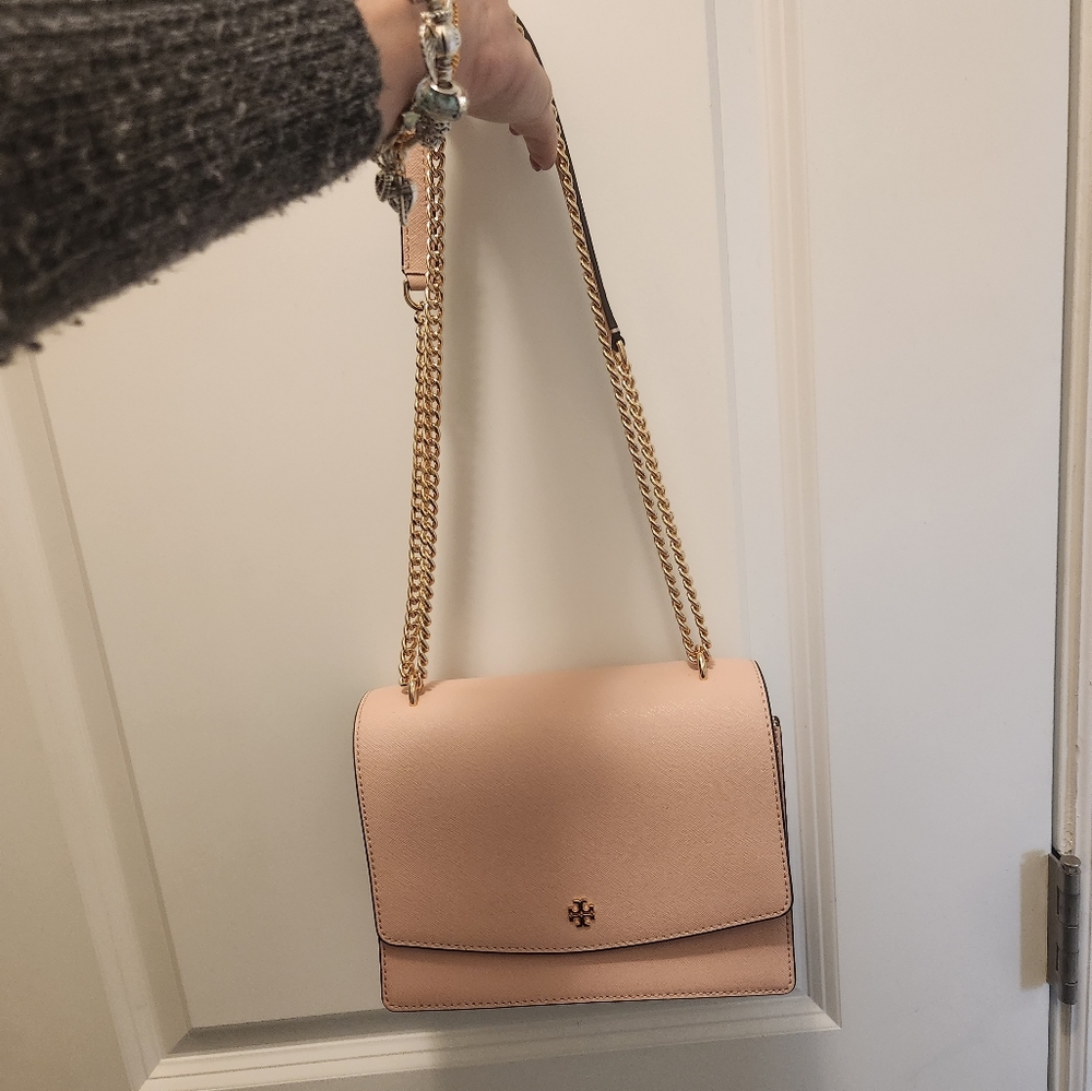 Tory Burch Shoulder/Cross body baby pink handbag